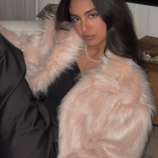 MARQUISE PINK FUR JACKET